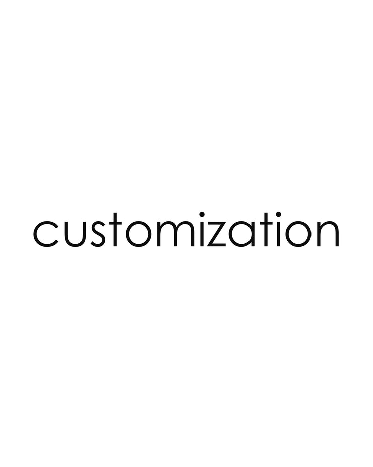 customization- name