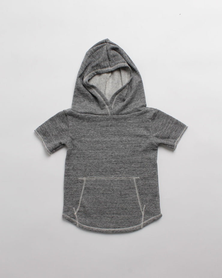 the cut-off hoodie - grey heather